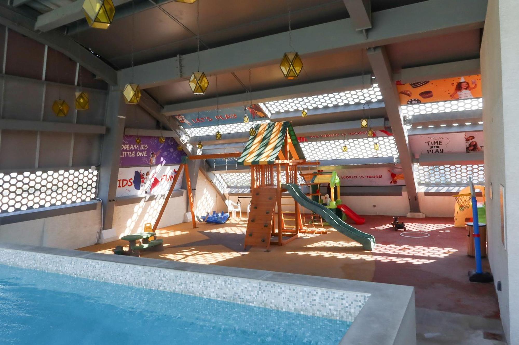 Steigenberger Hotel Ad Dawhah Esterno foto The interior of the leisure centre